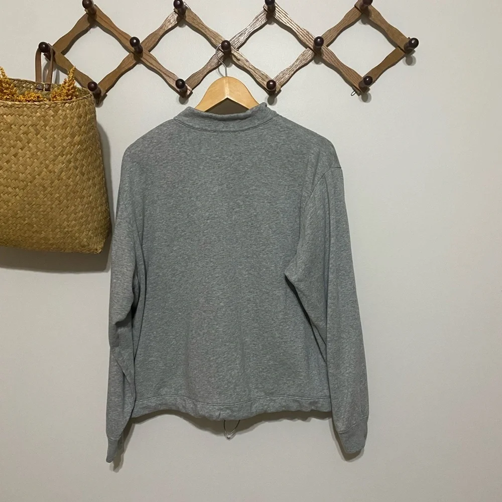 Nike Women's Gray Half-Zip Sweatshirt